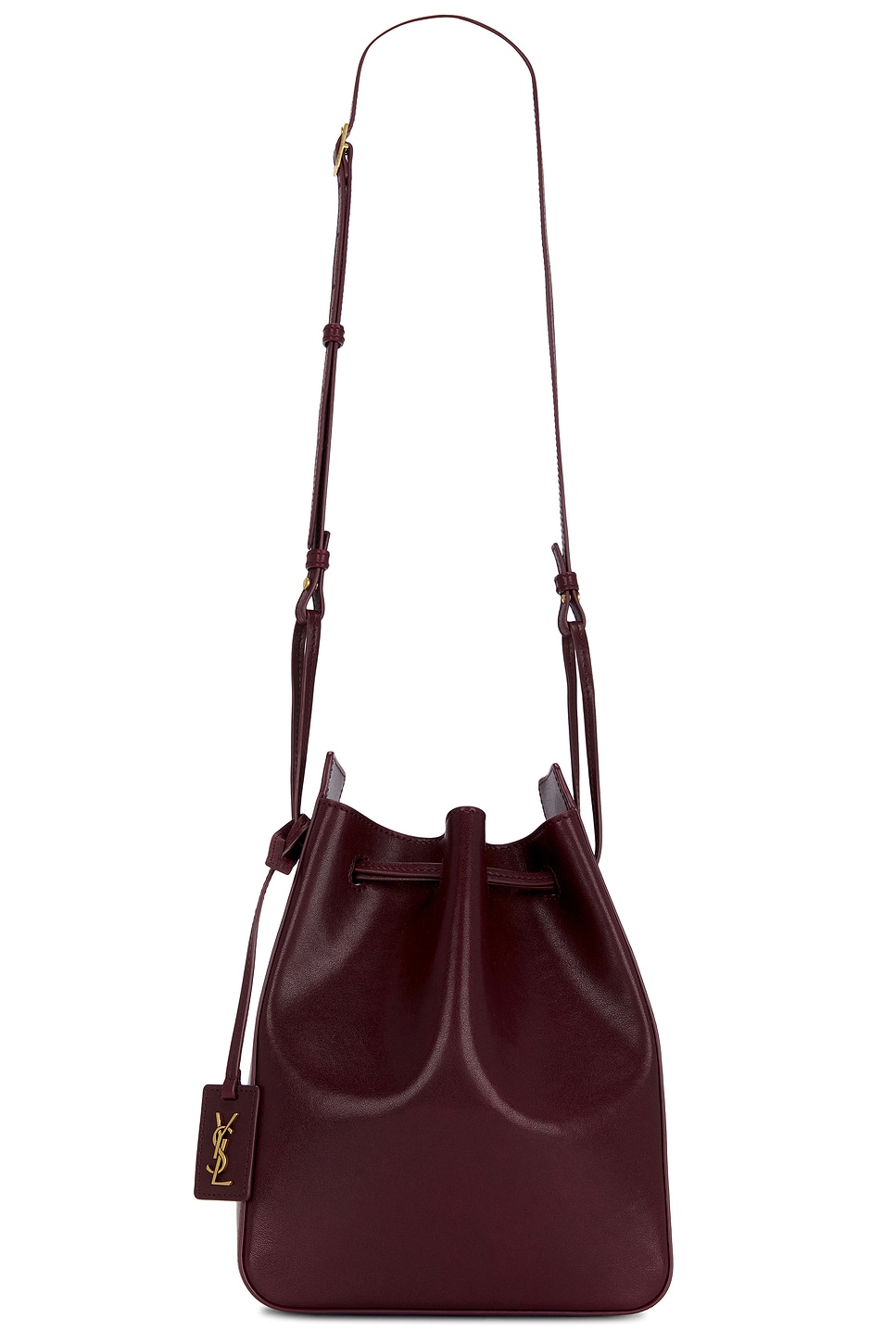 Small Bucket Bag in Wine