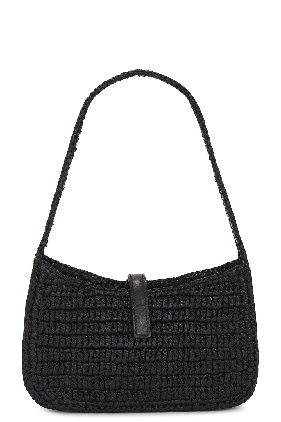 Saint Laurent Mini Le 5 A 7 Hobo Bag In Nero