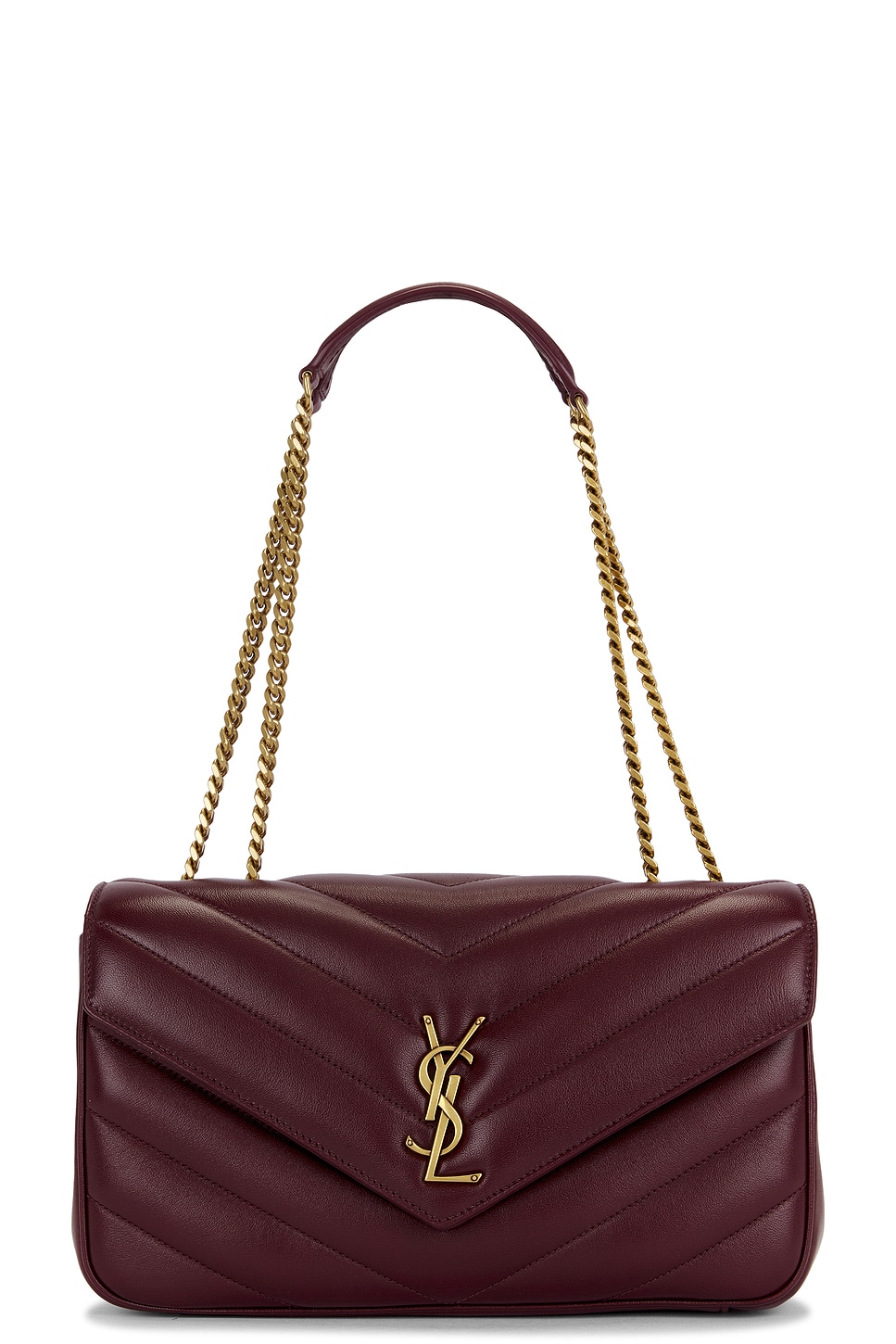 Saint Laurent Cherry Loulou Medium Shoulder Bag