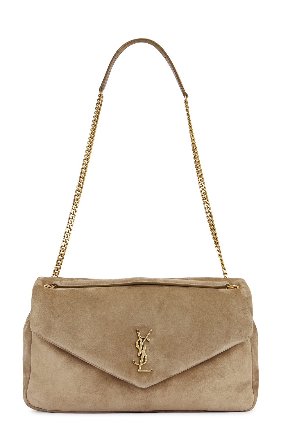 Large Calypso Chain Bag in Tan