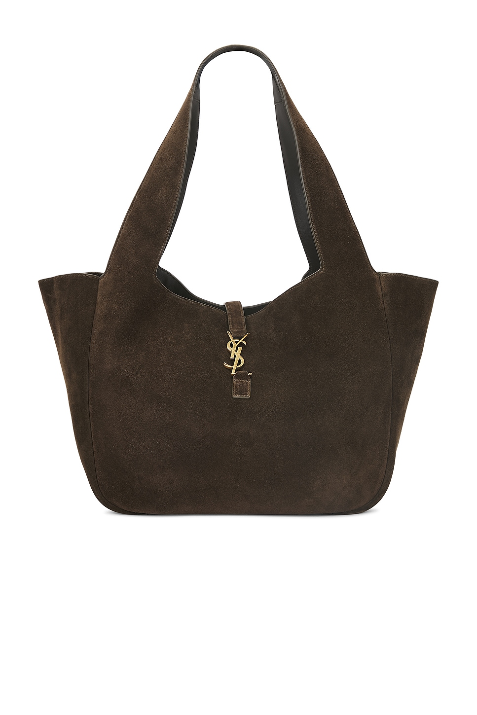 Saint Laurent Bea Tote Bag In Brown