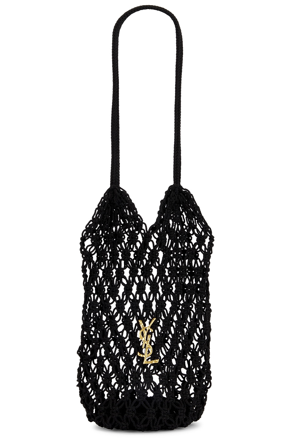 Saint Laurent Large Cassandre Shopping Crochet Bag