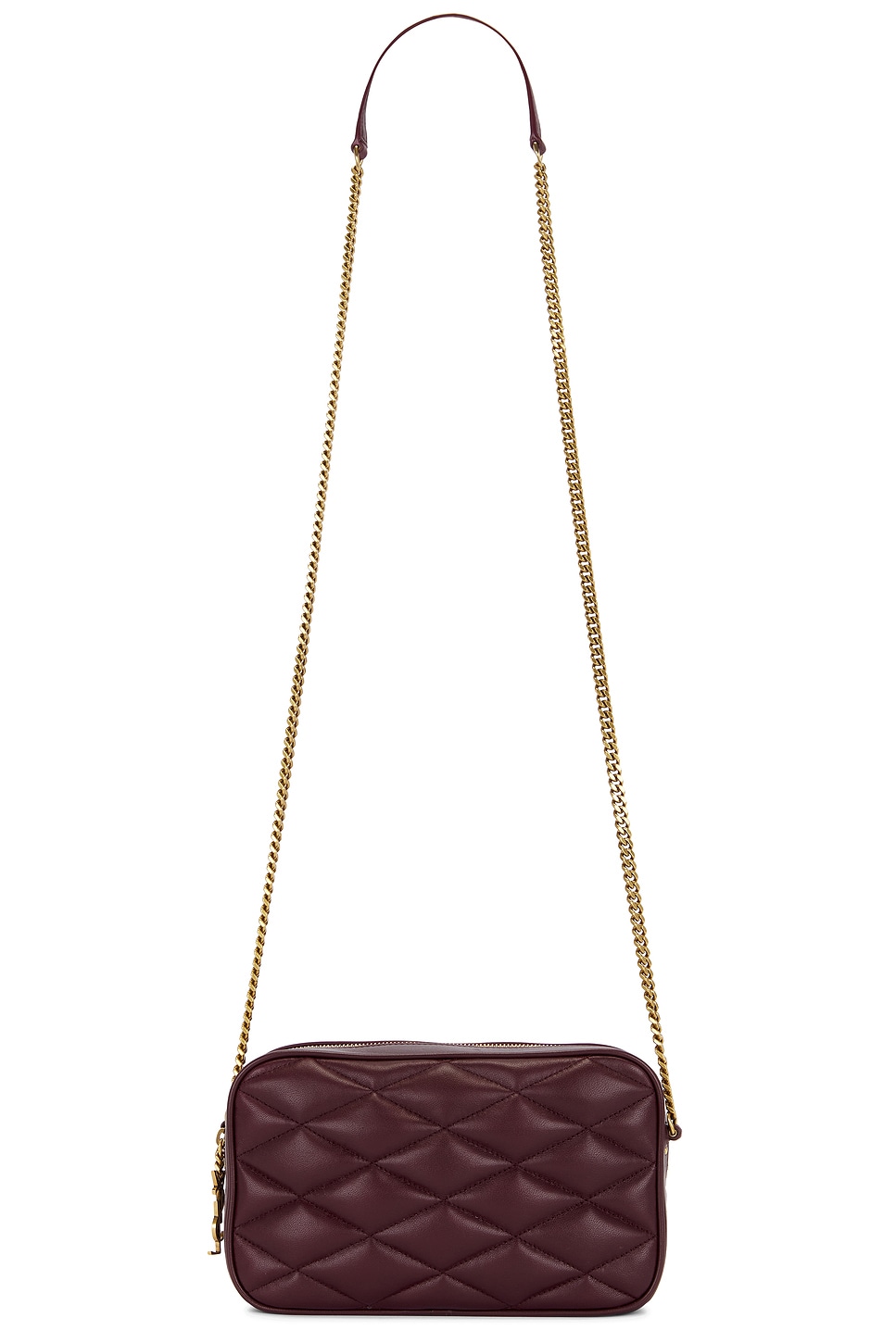 Saint Laurent Mini Camera Bag In Burgundy