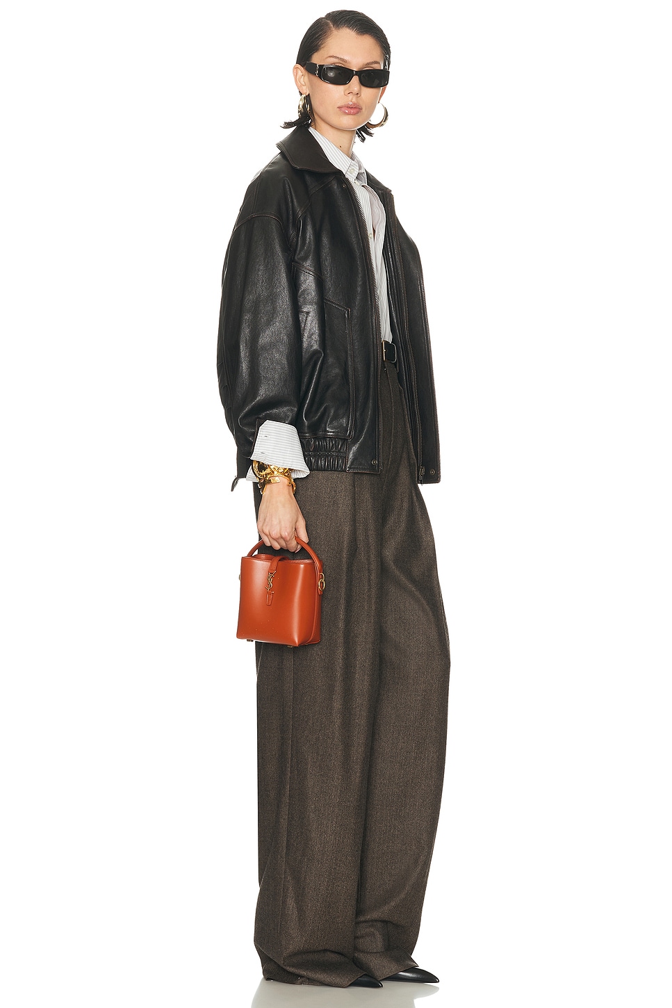 Saint Laurent Mini Le 37 Bucket Bag