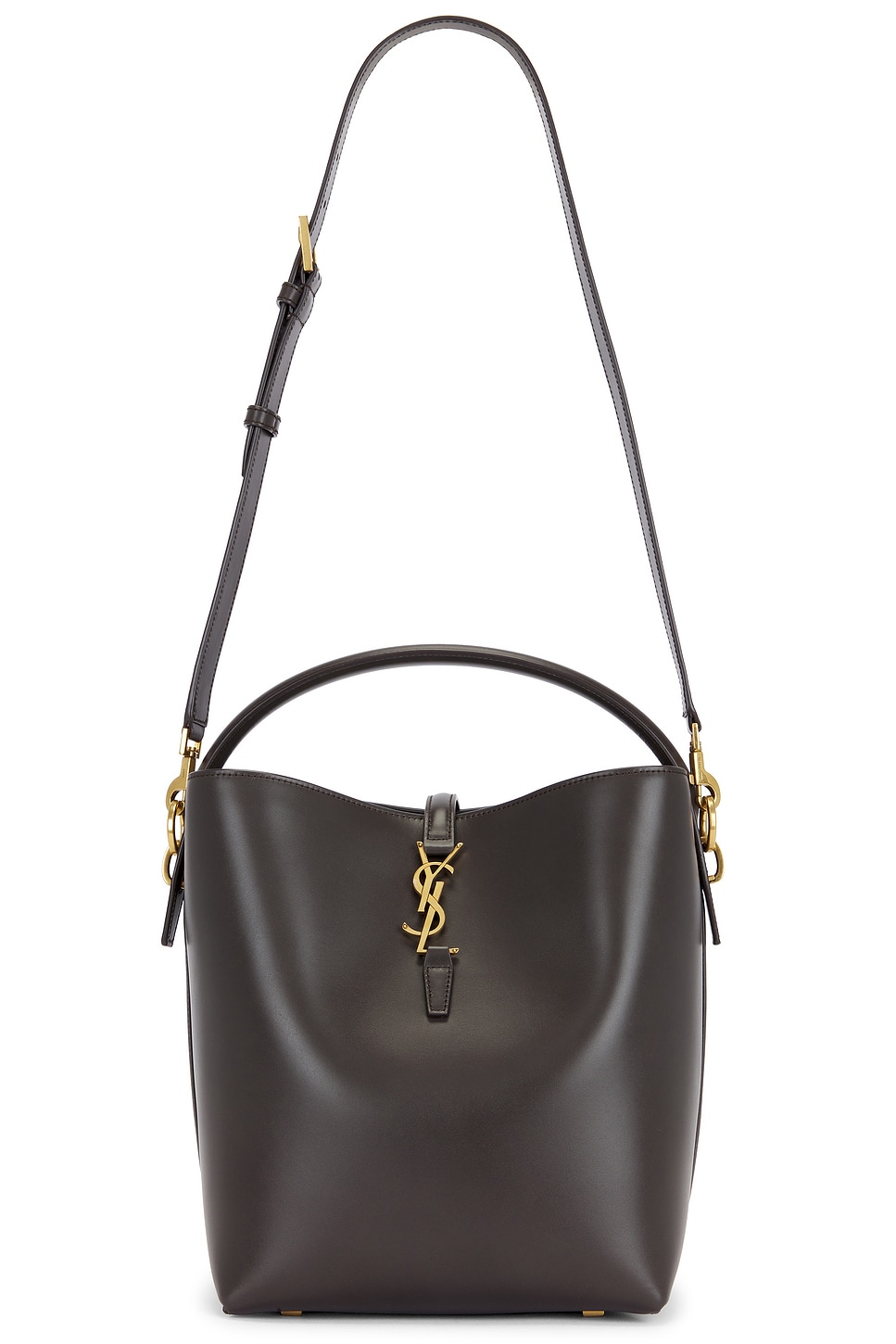 Saint Laurent Le 37 Bucket Bag In Gray