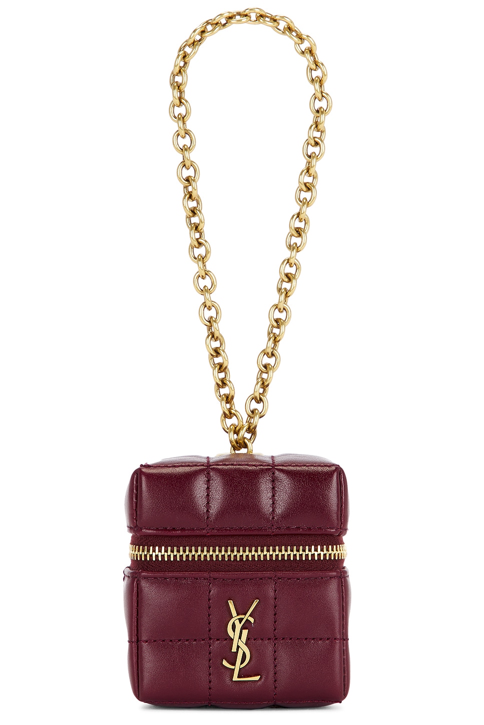 Saint Laurent Mini Cube Box With Chain