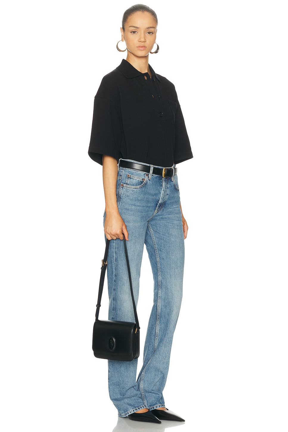 Saint Laurent Medium Le 61 Besace Bag In Black