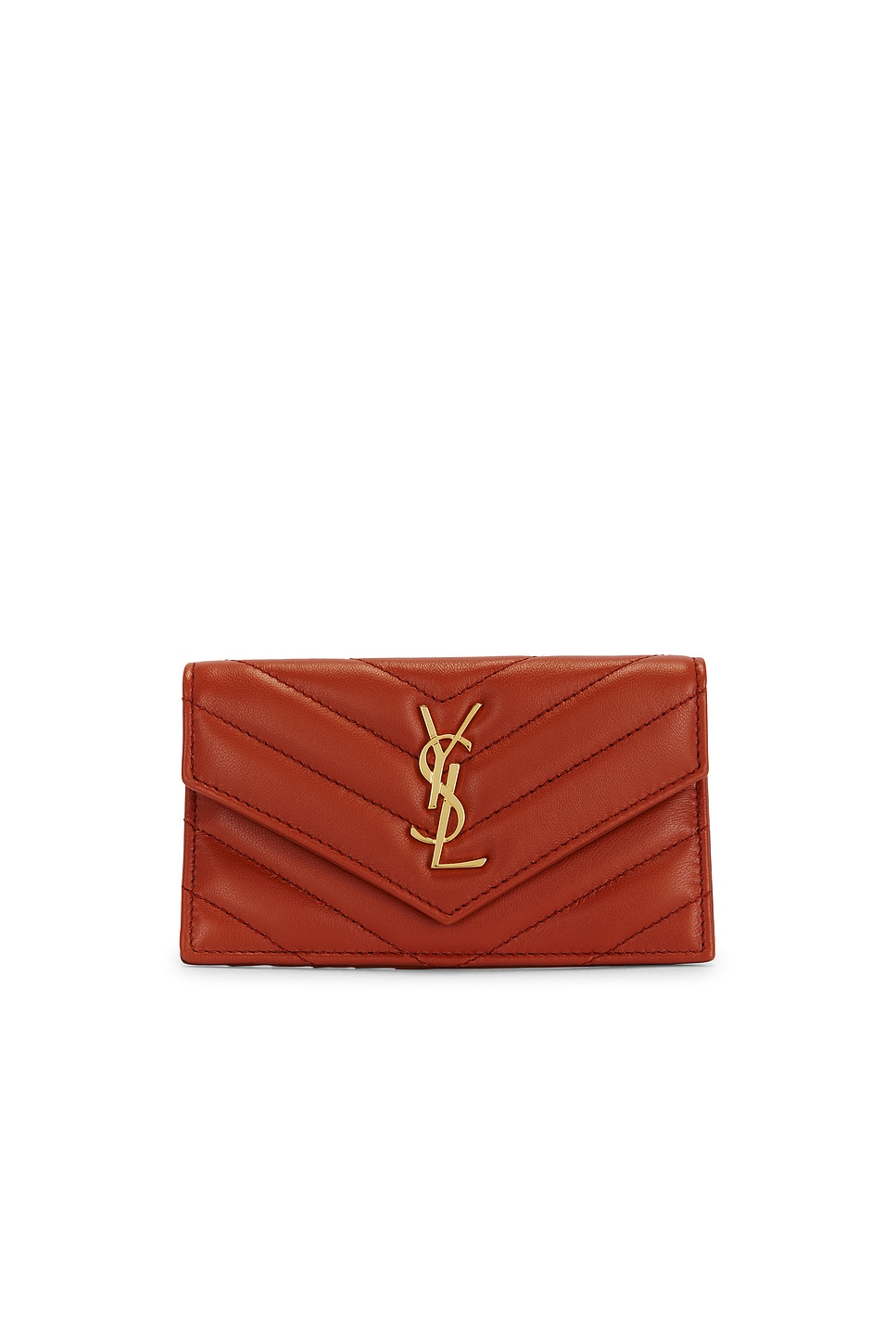 Saint Laurent Zipped Fragments Credit Card Case