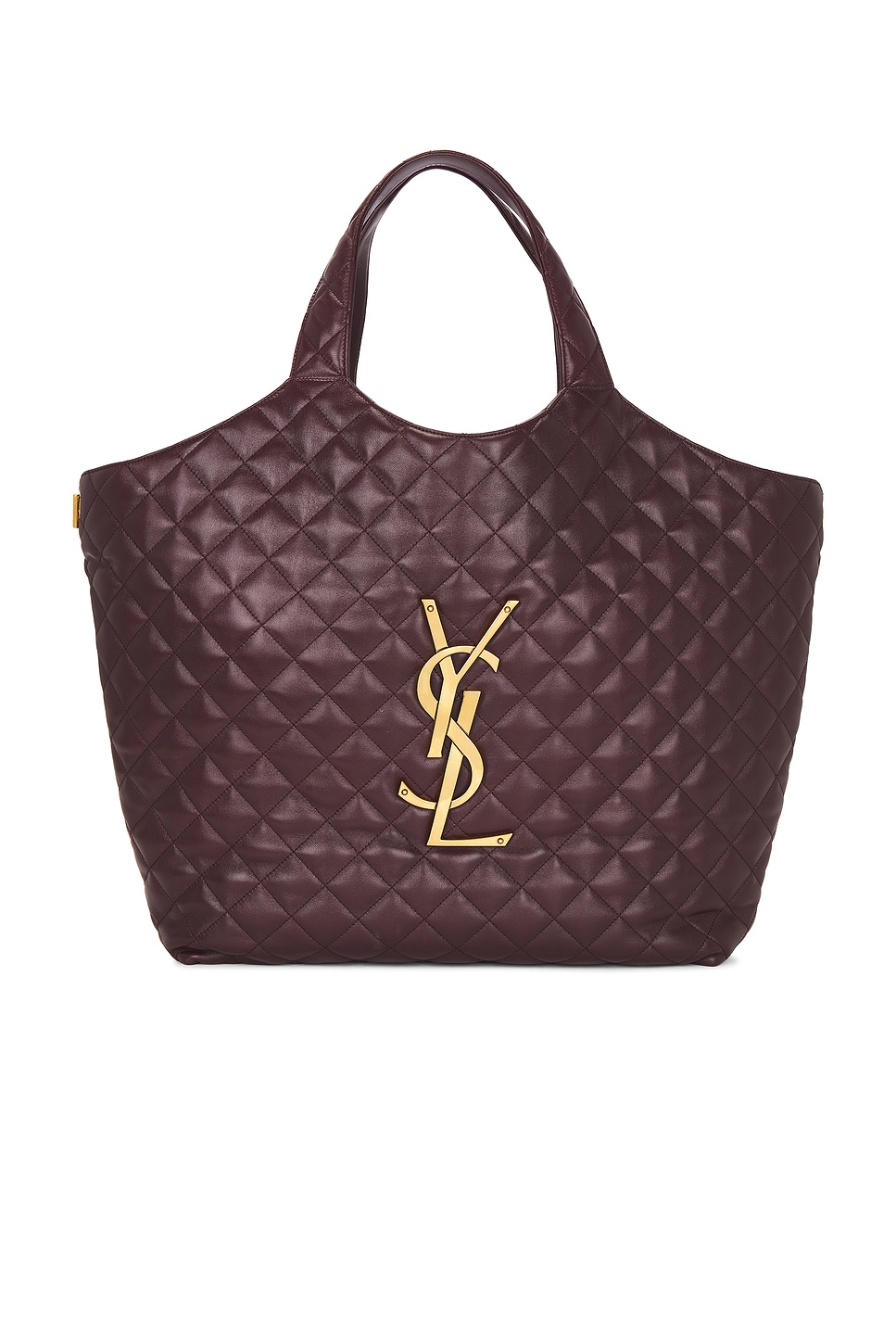 Saint Laurent Icare Maxi Shopping Tote Bag In Brown