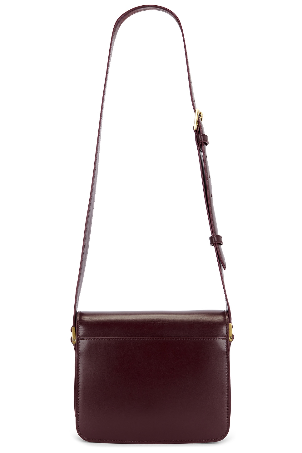 Saint Laurent Medium Le 61 Besace Bag In Burgundy