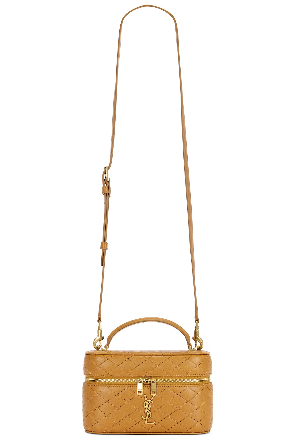 Saint Laurent Gaby Vanity Bag In Yellow