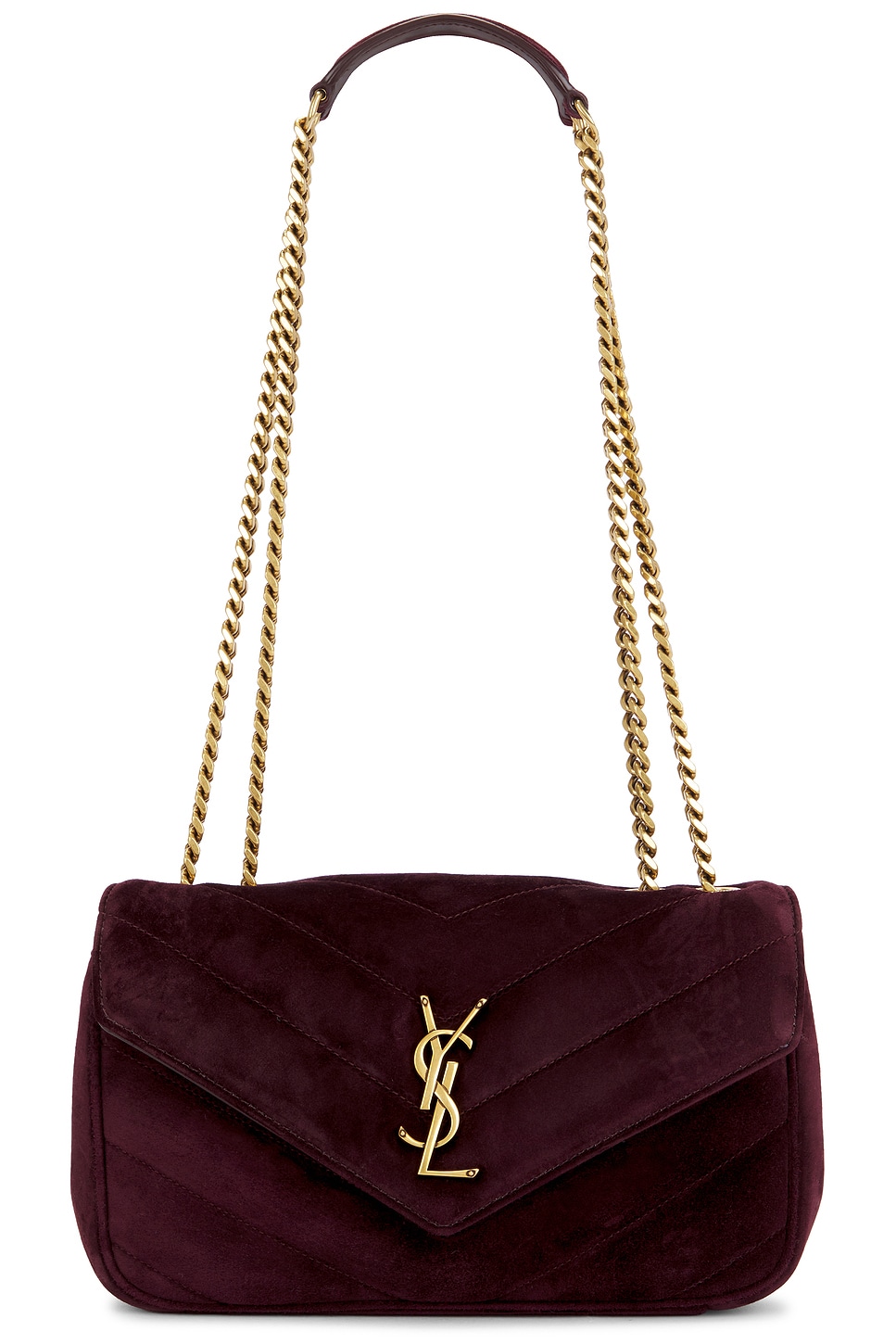 Saint Laurent Loulou Suede Bag