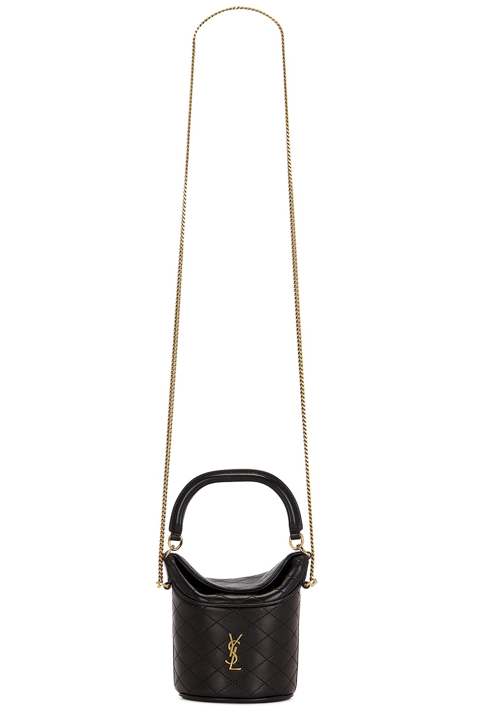Saint Laurent Mini Top Handle Bucket Bag