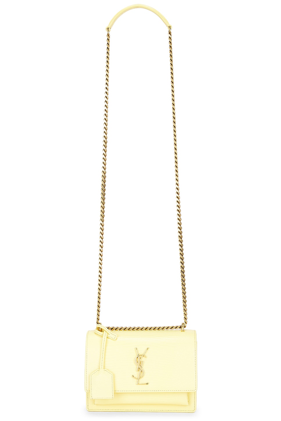 Saint Laurent Sunset Small Lizard Chain Bag | Thumbnail 7