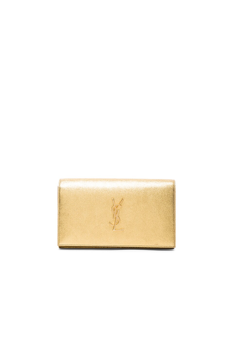 Image 1 of Saint Laurent Star Explosion Monogramme Chain Wallet in Gold