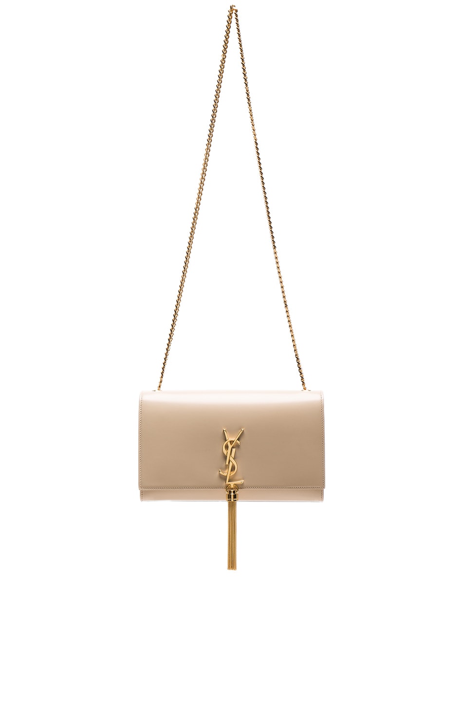Image 1 of Saint Laurent Medium Kate Chain Bag with Tassel in Poudre