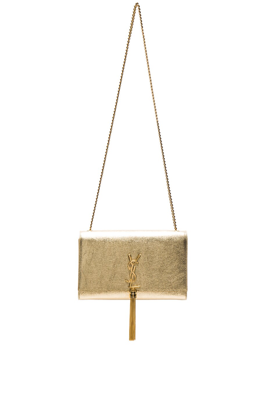 Image 1 of Saint Laurent Medium Monogramme Kate Tassle Chain Bag in Gold