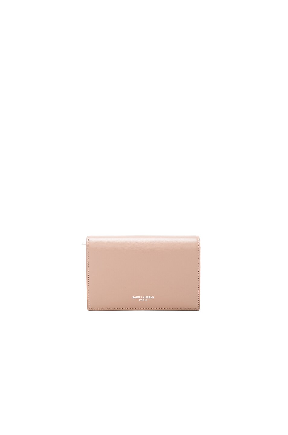 Image 1 of Saint Laurent Large Fragments Flap Wallet in Nude Pink