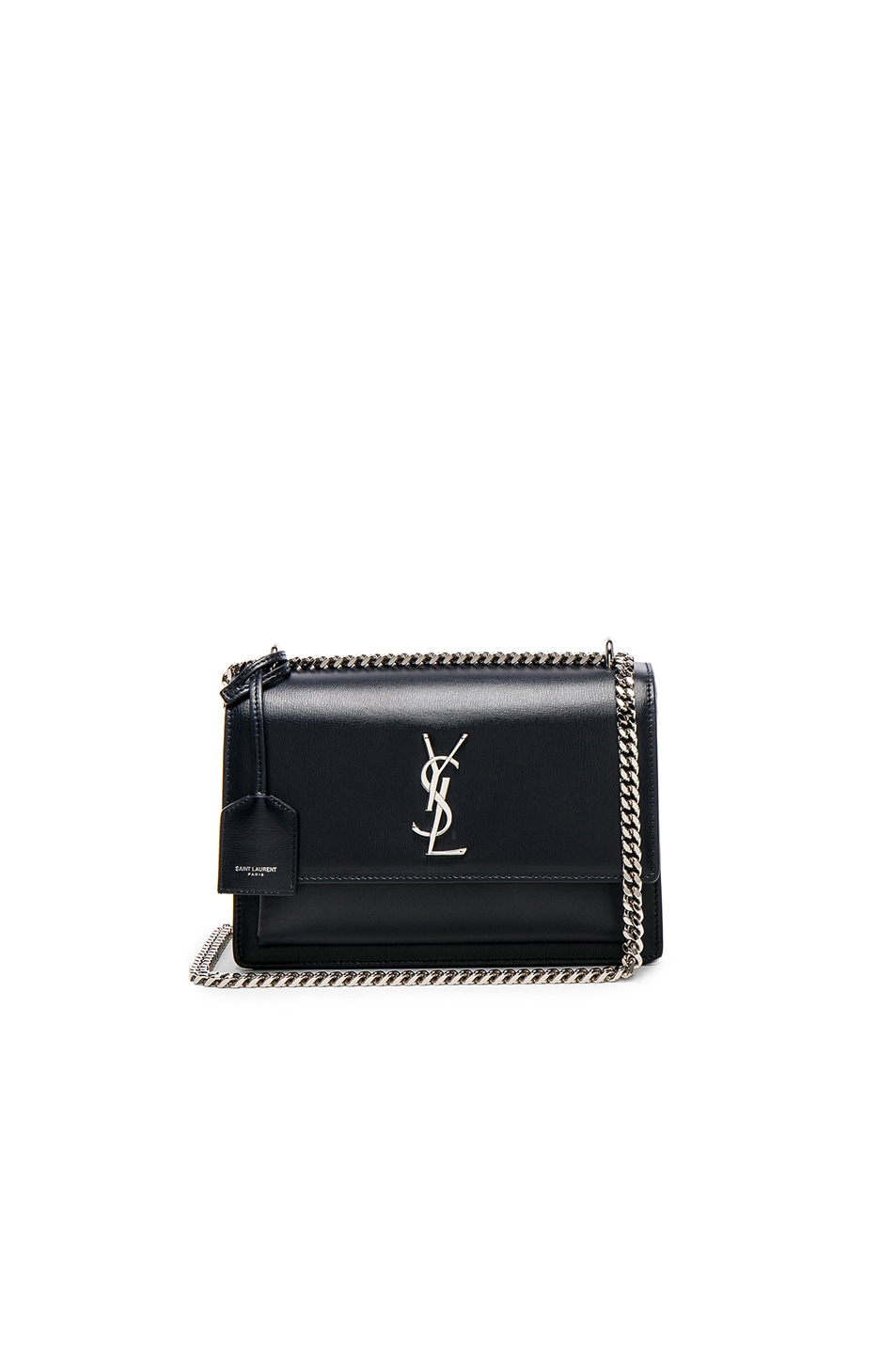 Image 1 of Saint Laurent Medium Monogramme Sunset Chain Bag in Deep Marine