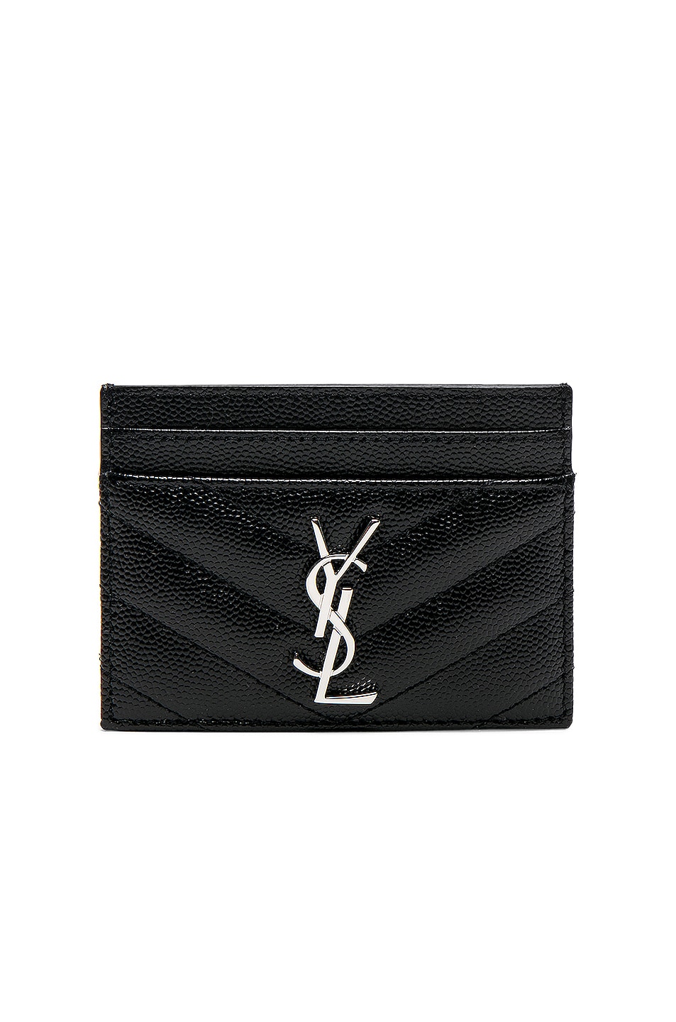 Monogramme Credit Card Case in Black