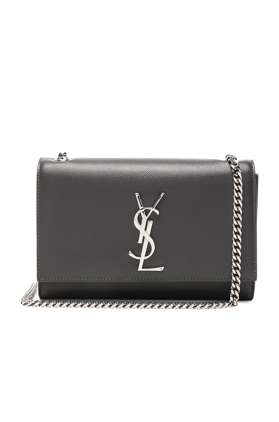Image 1 of Saint Laurent Small Monogramme Kate Chain Bag in Storm