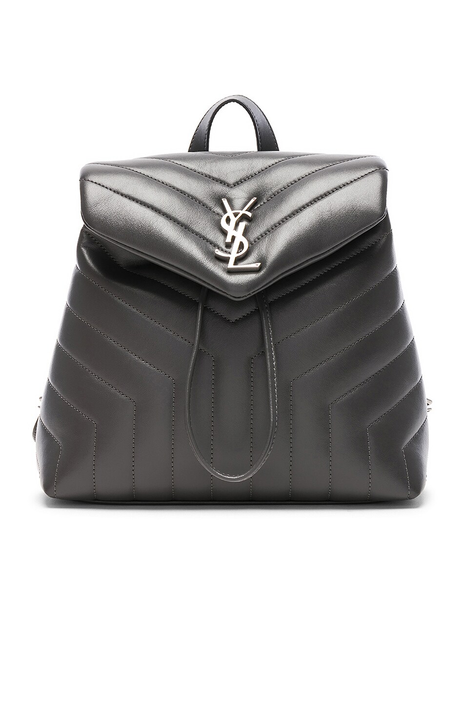 Image 1 of Saint Laurent Small Supple Monogramme Loulou Backpack in Storm