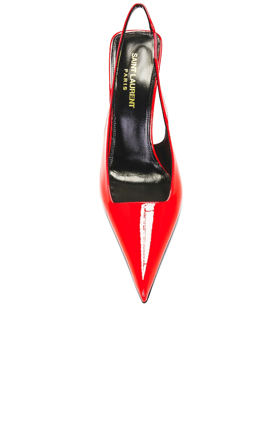 Image 4 of Saint Laurent Paloma Slingback Pump in Highlighter Coral