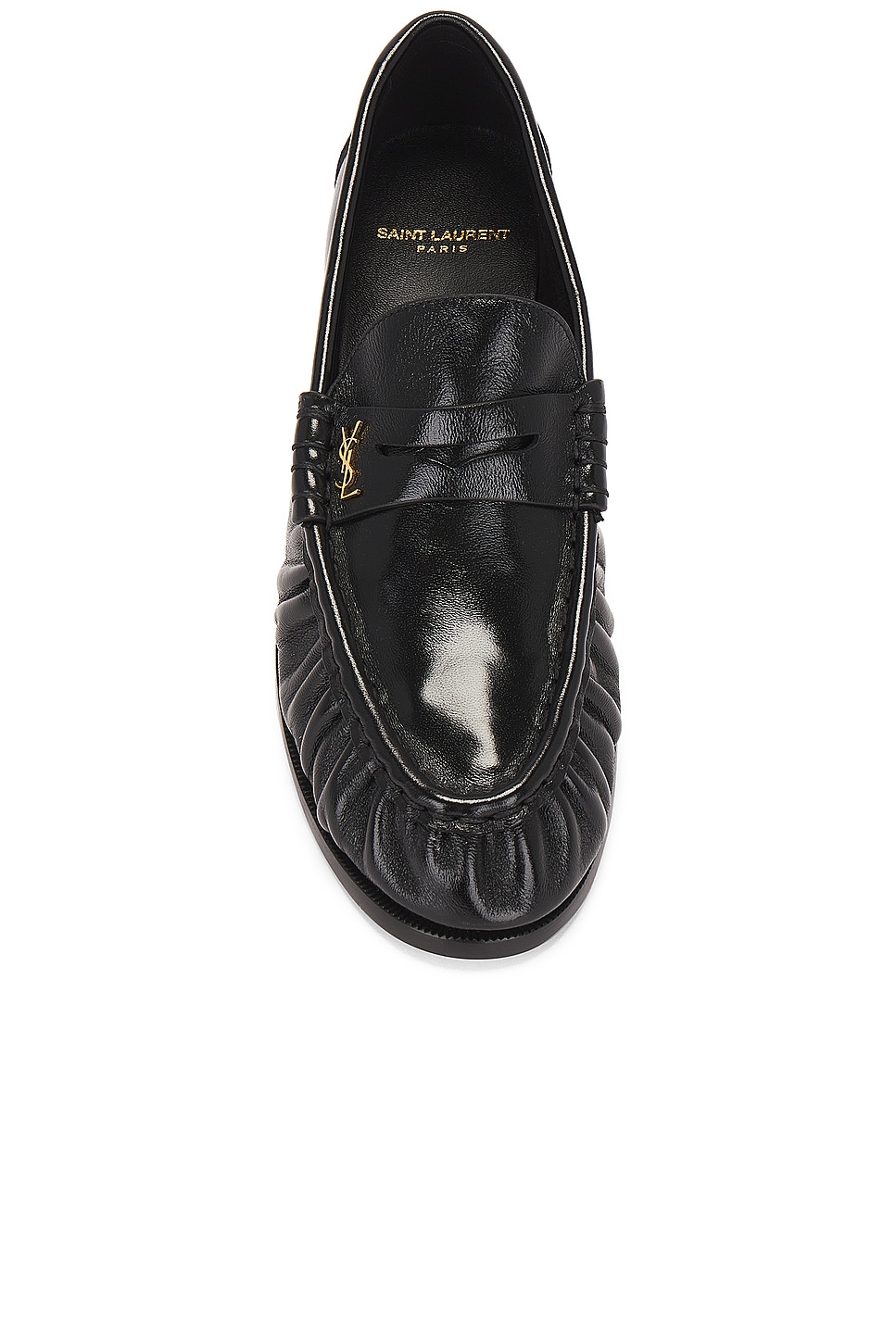 Saint Laurent Women's Moccasin Alain Black
