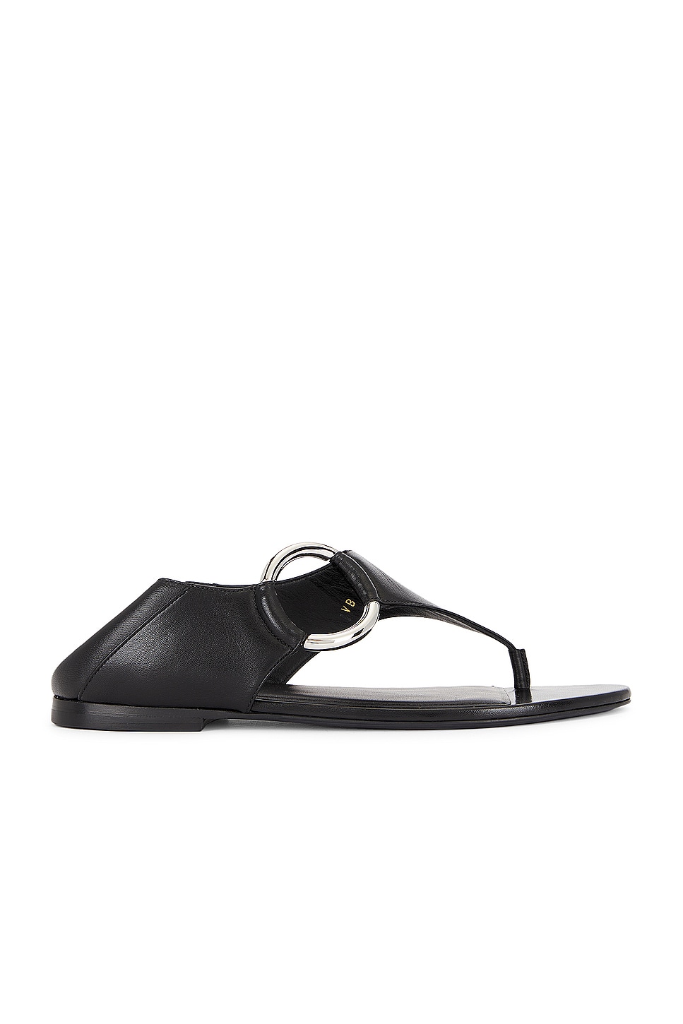 Image 1 of Saint Laurent Xsl Flat Sandal in Noir