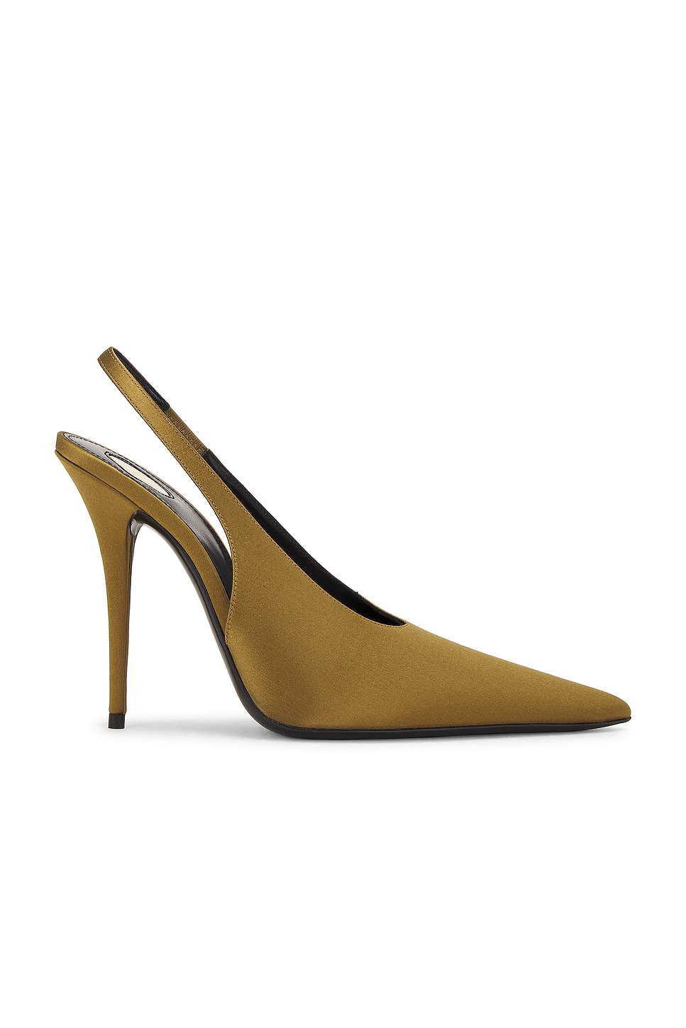 Image 1 of Saint Laurent Mug Slingback Pump in Cuba Gold