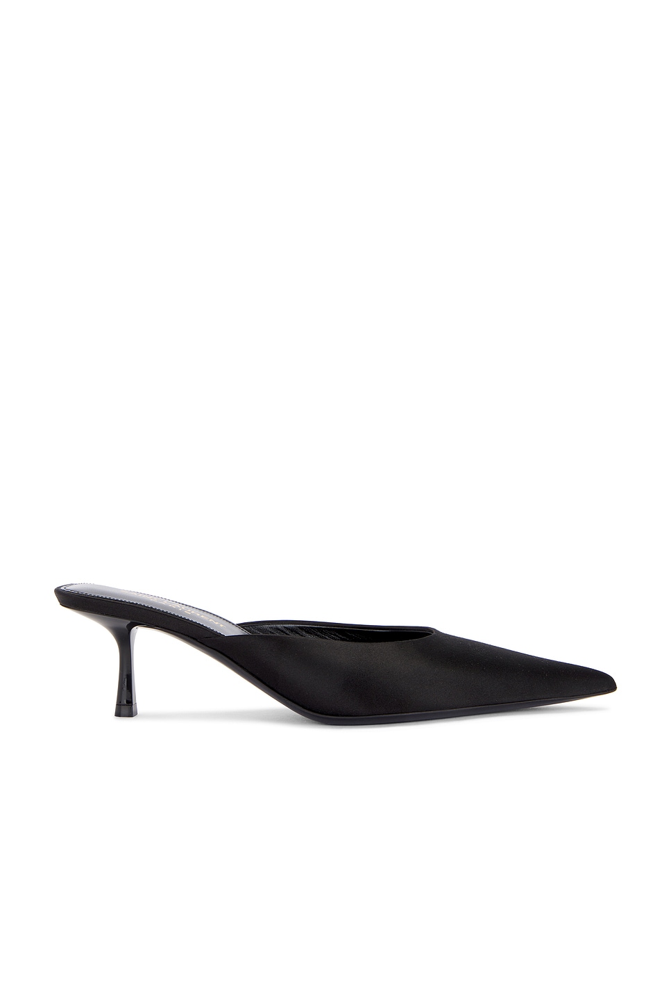 Shop Saint Laurent Barbara Mule Pump In Nero