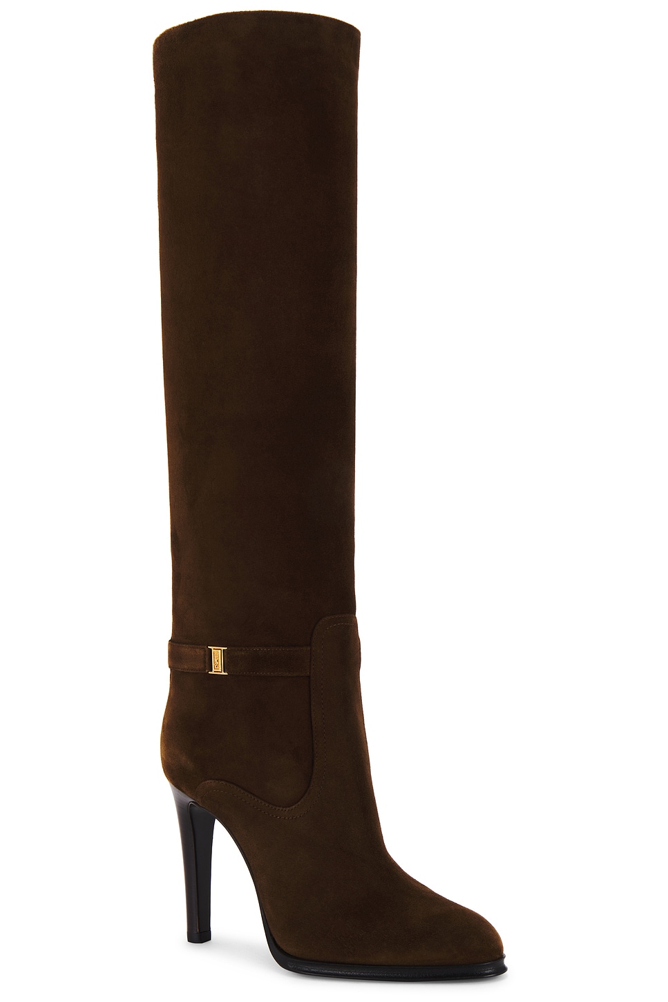 Shop Saint Laurent Diane Boot In Land