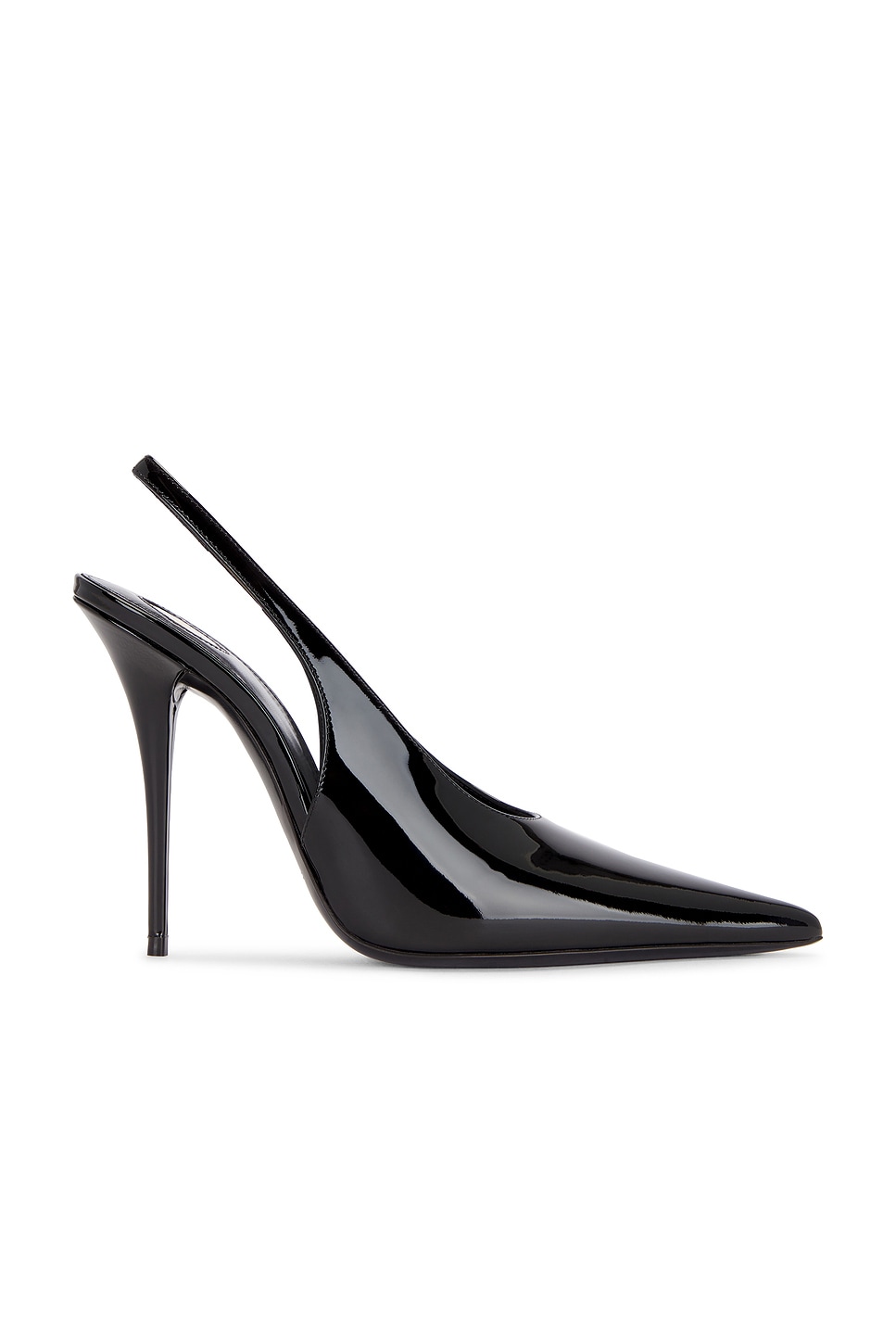 Image 1 of Saint Laurent Mug Slingback Pump in Nero