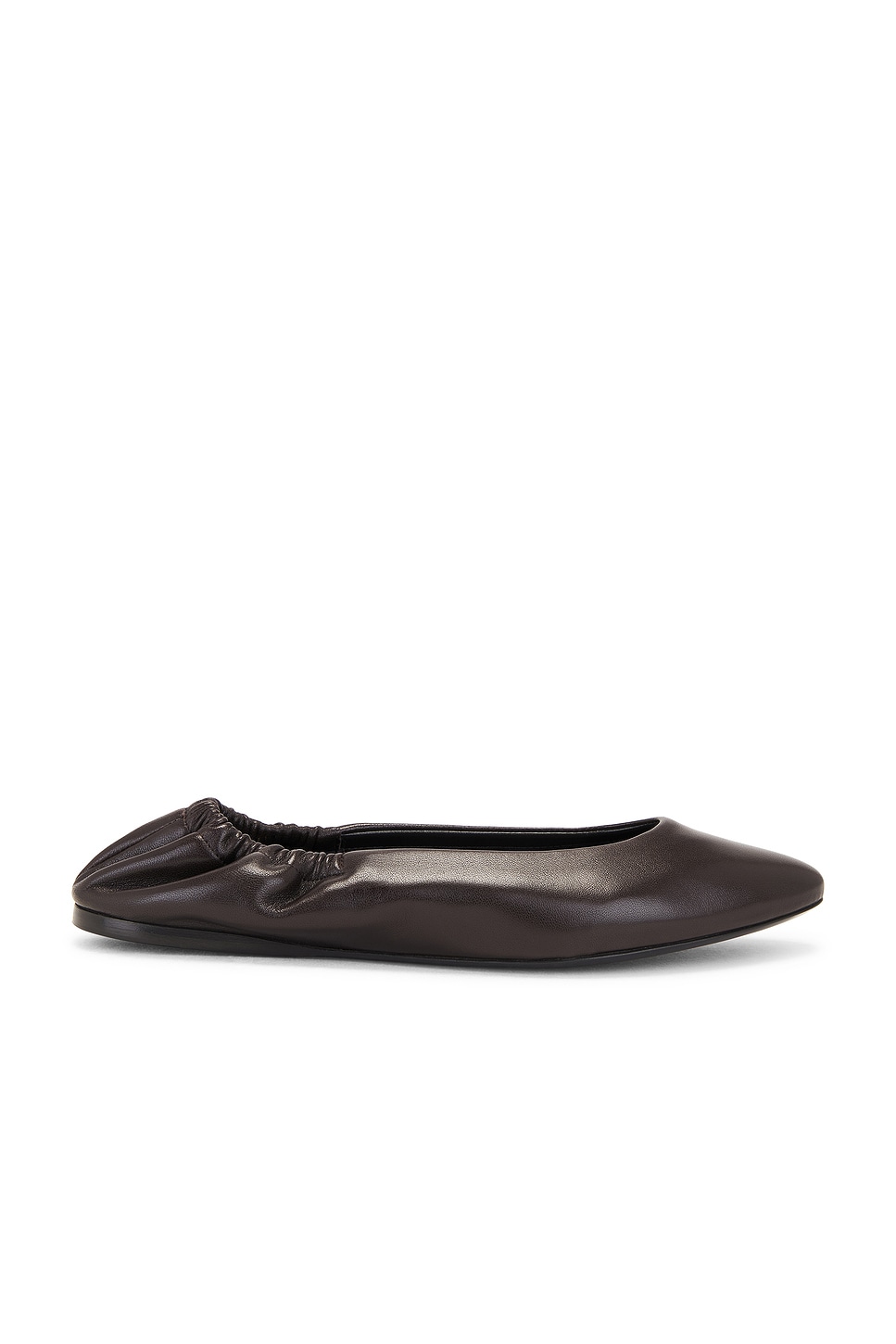 Saint Laurent Mami Flat In Harris Eagle Brown