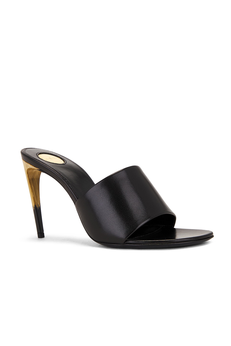 Shop Saint Laurent Bridget Sandal In Nero