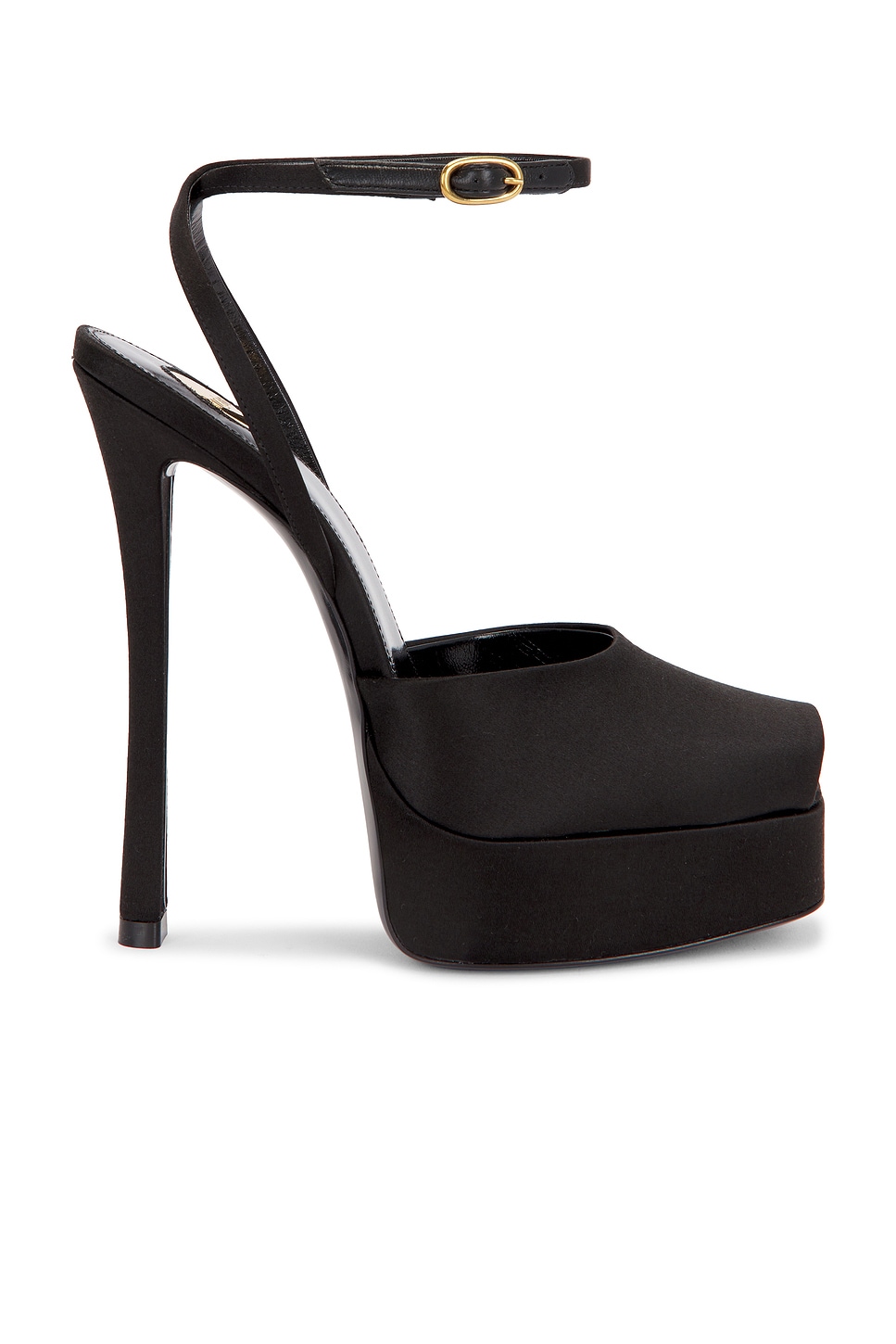 Liberat Platform Sandal in Black