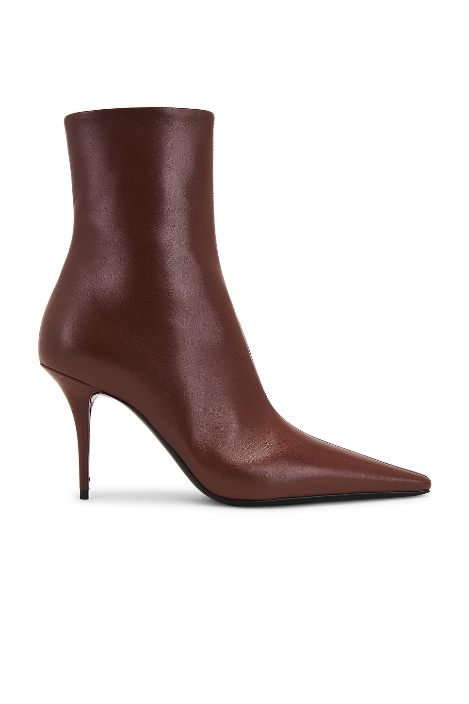 Shop Saint Laurent Aston Boot In Aesthetic Brown