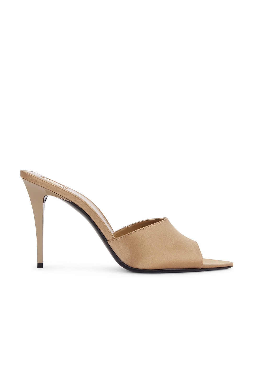 Image 1 of Saint Laurent Giqua Mule Sandal in Brave Beige