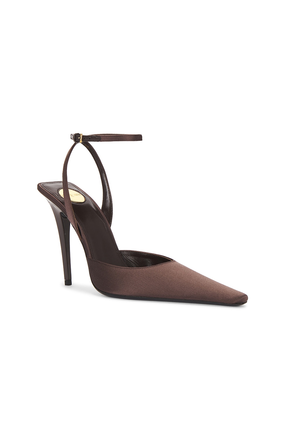 Saint Laurent Cabourg Pump In Black Brown