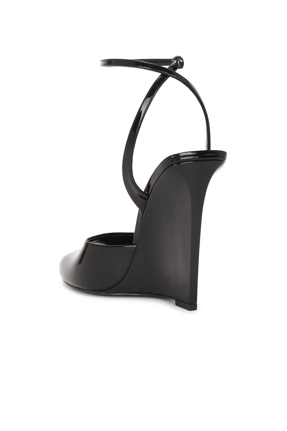 Saint Laurent Orhand Peep Toe Wedge thumbnail