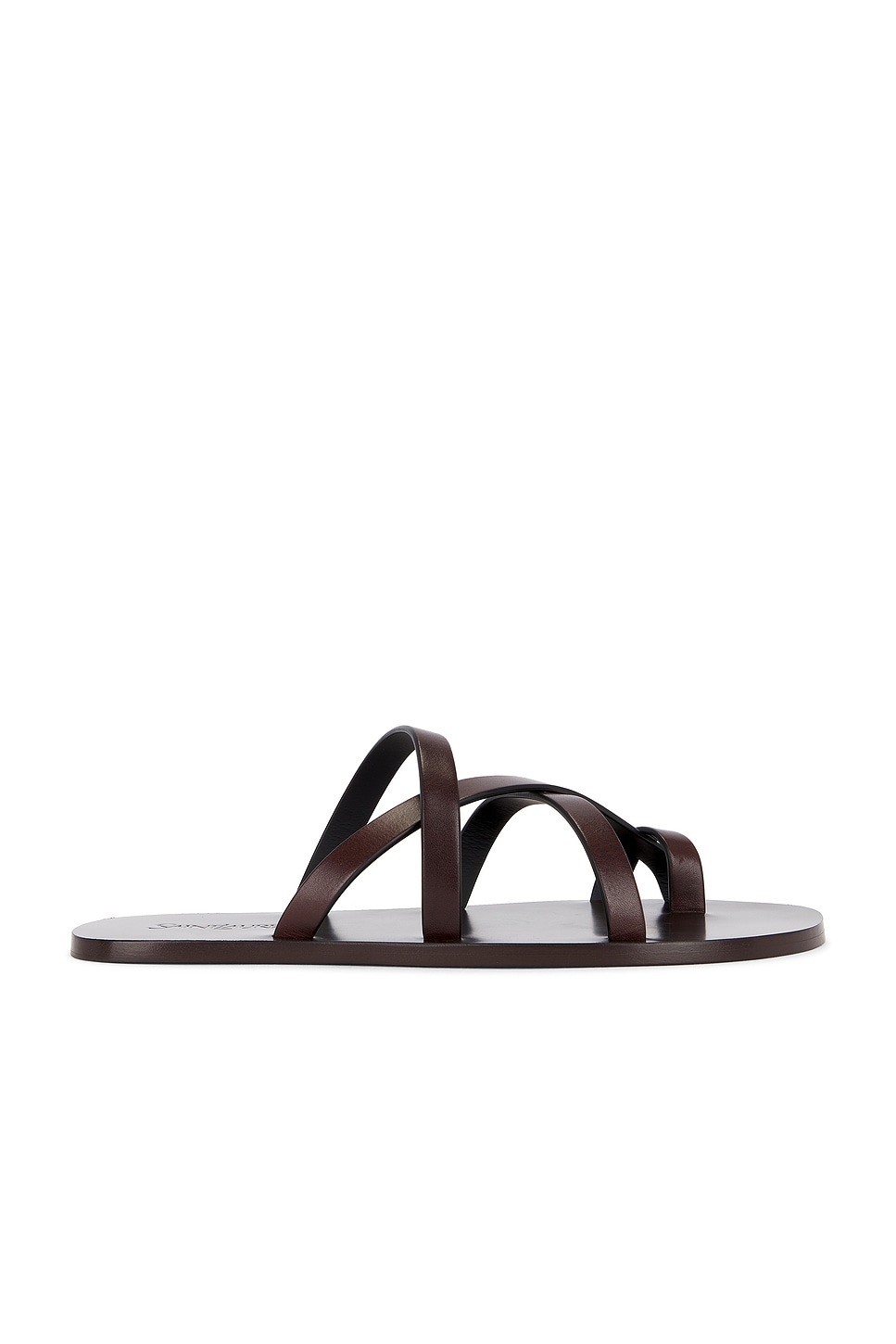 Culver Flat Sandal in Chocolate