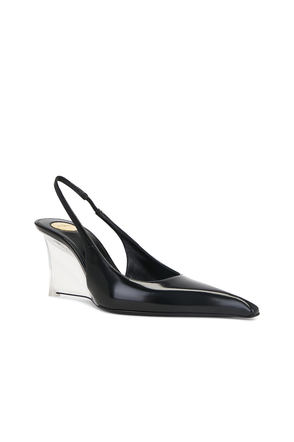 SAINT LAURENT MILLER WEDGE PUMP