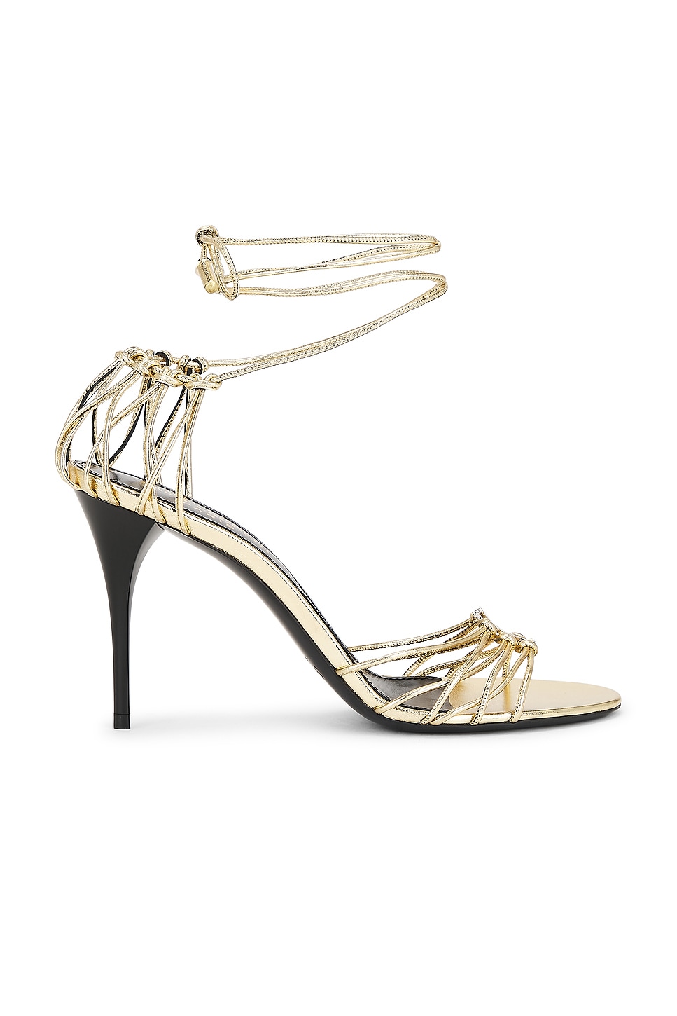 Image 1 of Saint Laurent Babylone Sandal in Egypt Gold