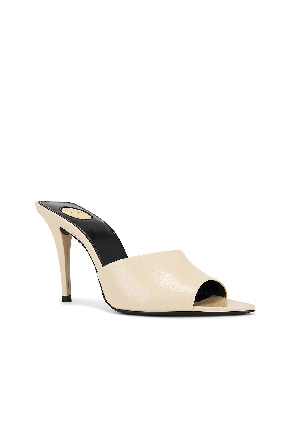 Saint Laurent Romy Mule Sandal In Mysterious Skin