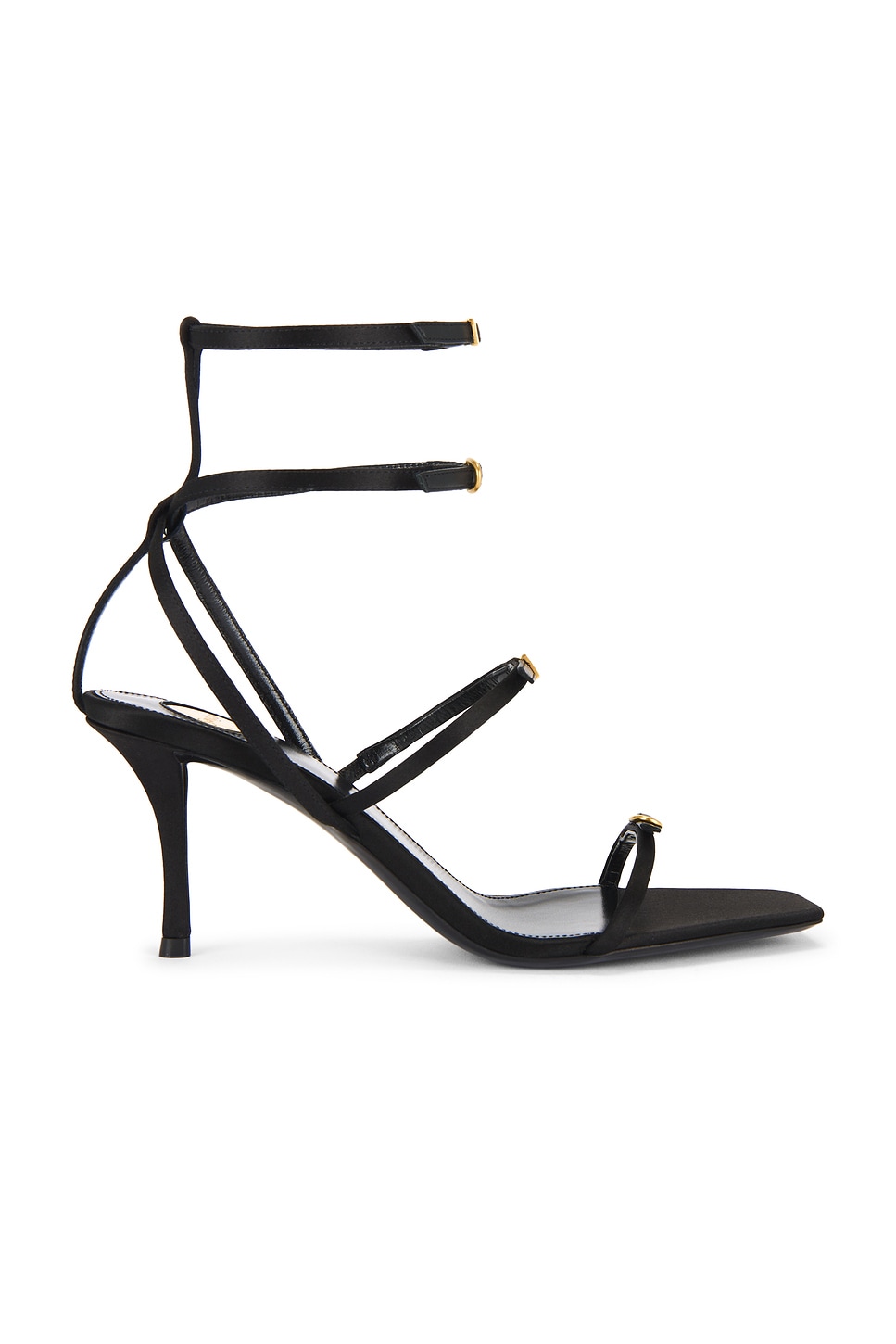 Image 1 of Saint Laurent Lydia Sandal in Nero
