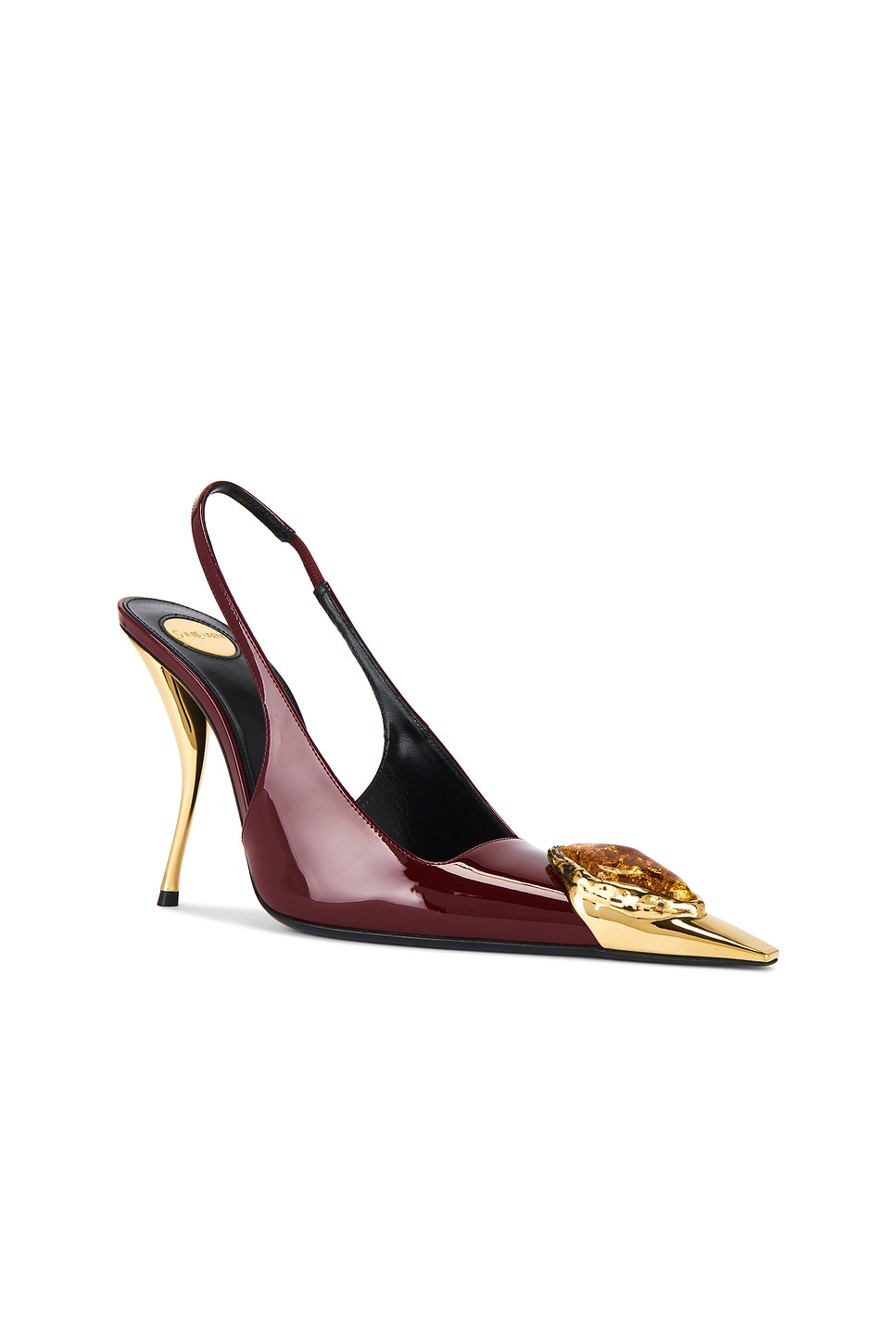 Saint Laurent Loulou Pump In Lust Red