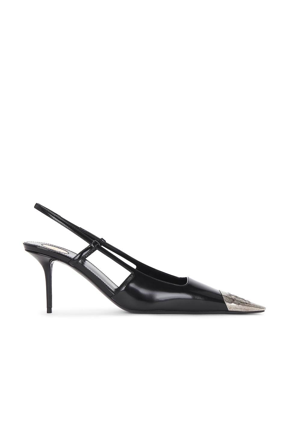 Image 1 of Saint Laurent Jeanne Pump in Nero