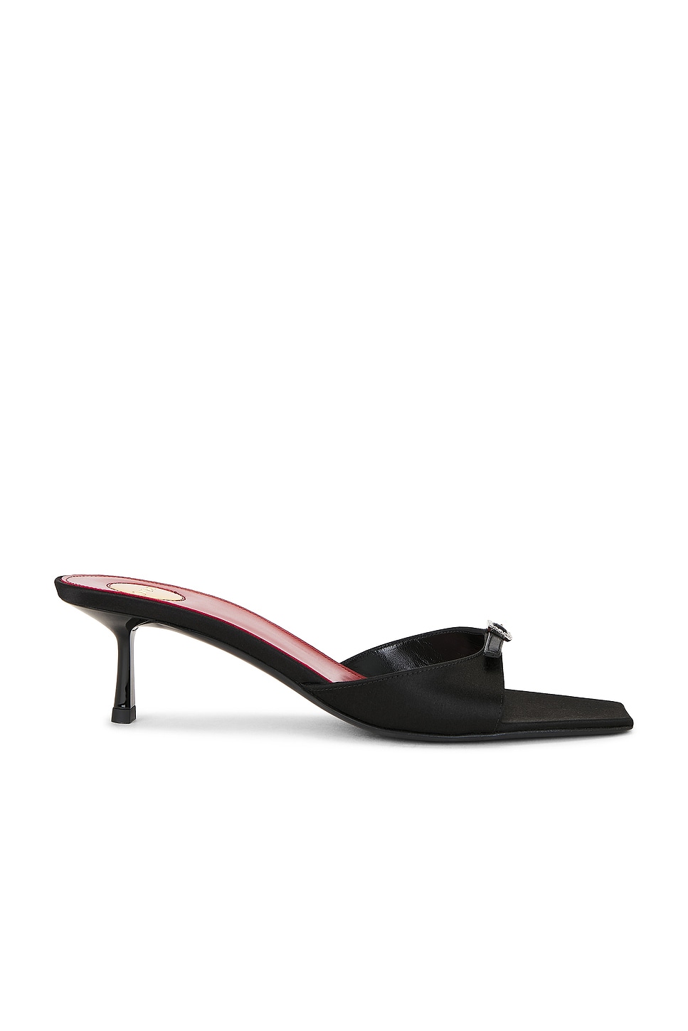 Saint Laurent Lydia Kitten Heel In Black