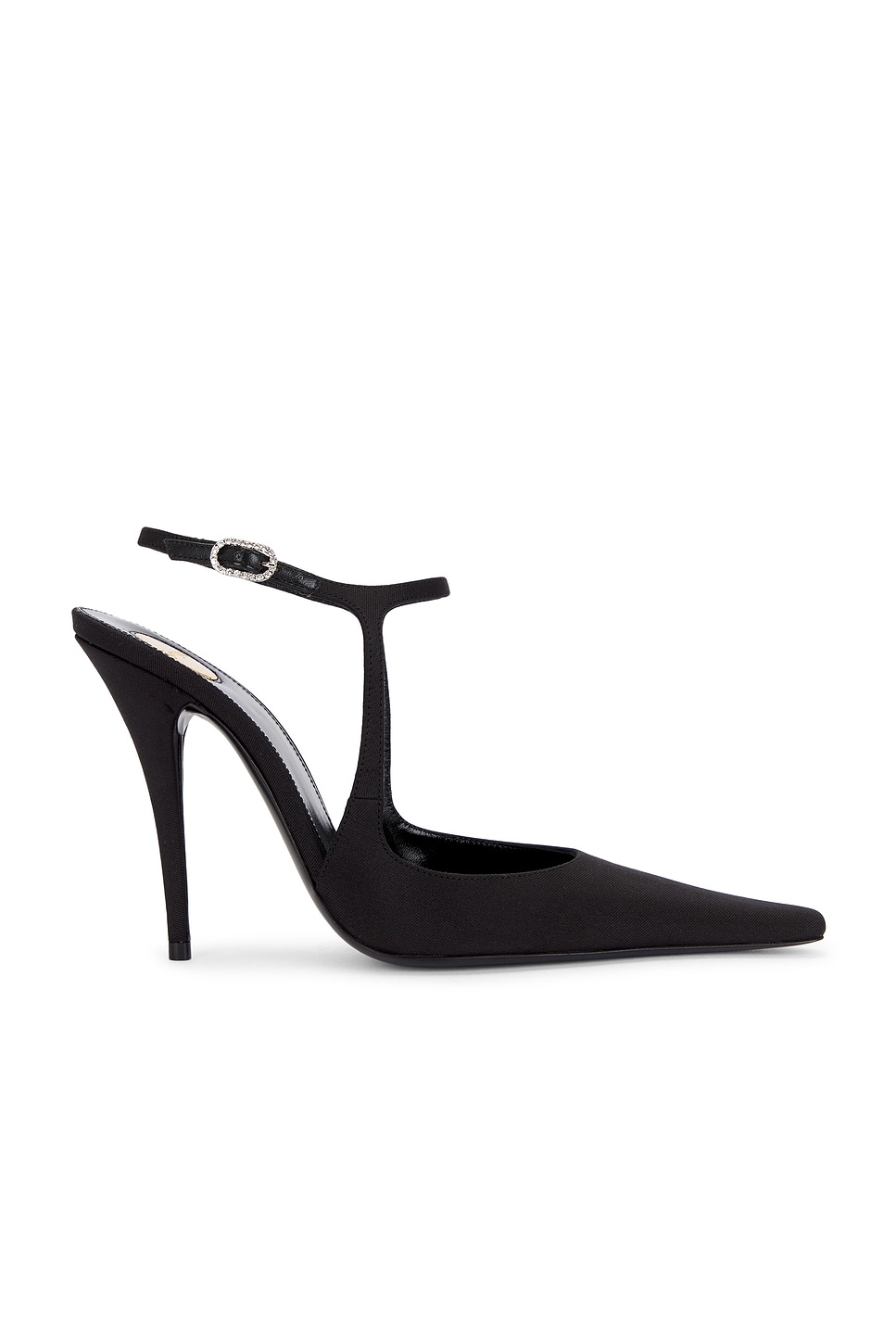 Image 1 of Saint Laurent Doville Pump in Nero