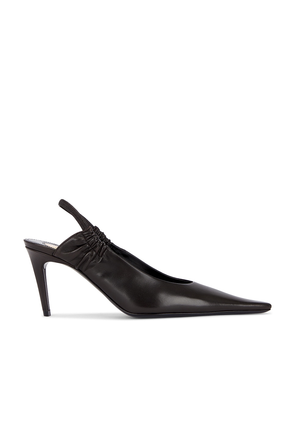 Image 1 of Saint Laurent Doville Slingback Pump in Harris Eagle Brown